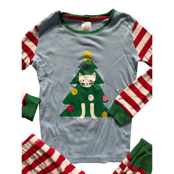Mini  Boden Christmas tree kitty pajamas - Picture 5 of 5